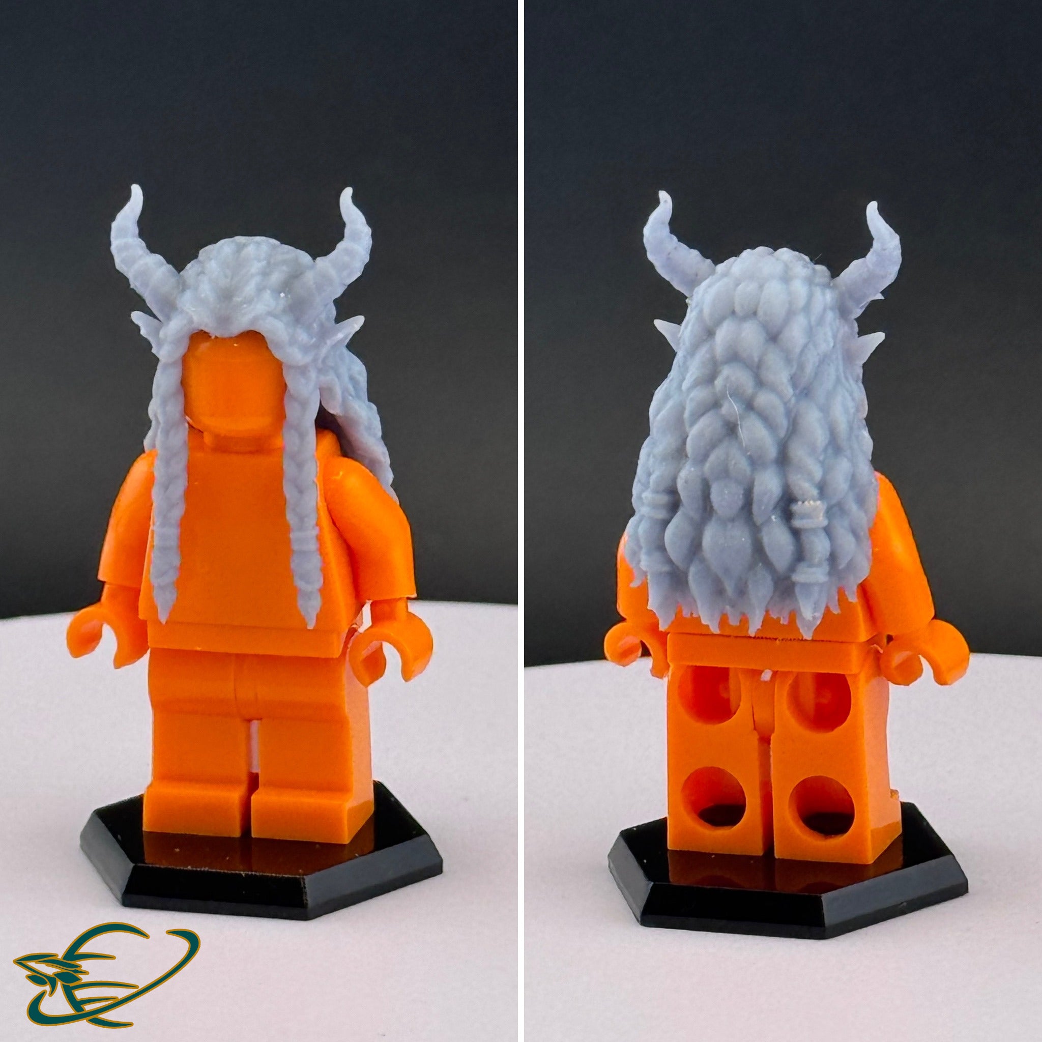 Iron Clan Female Hornfolk Hairpiece V1:  Official YANDEVER Miniature Accessory