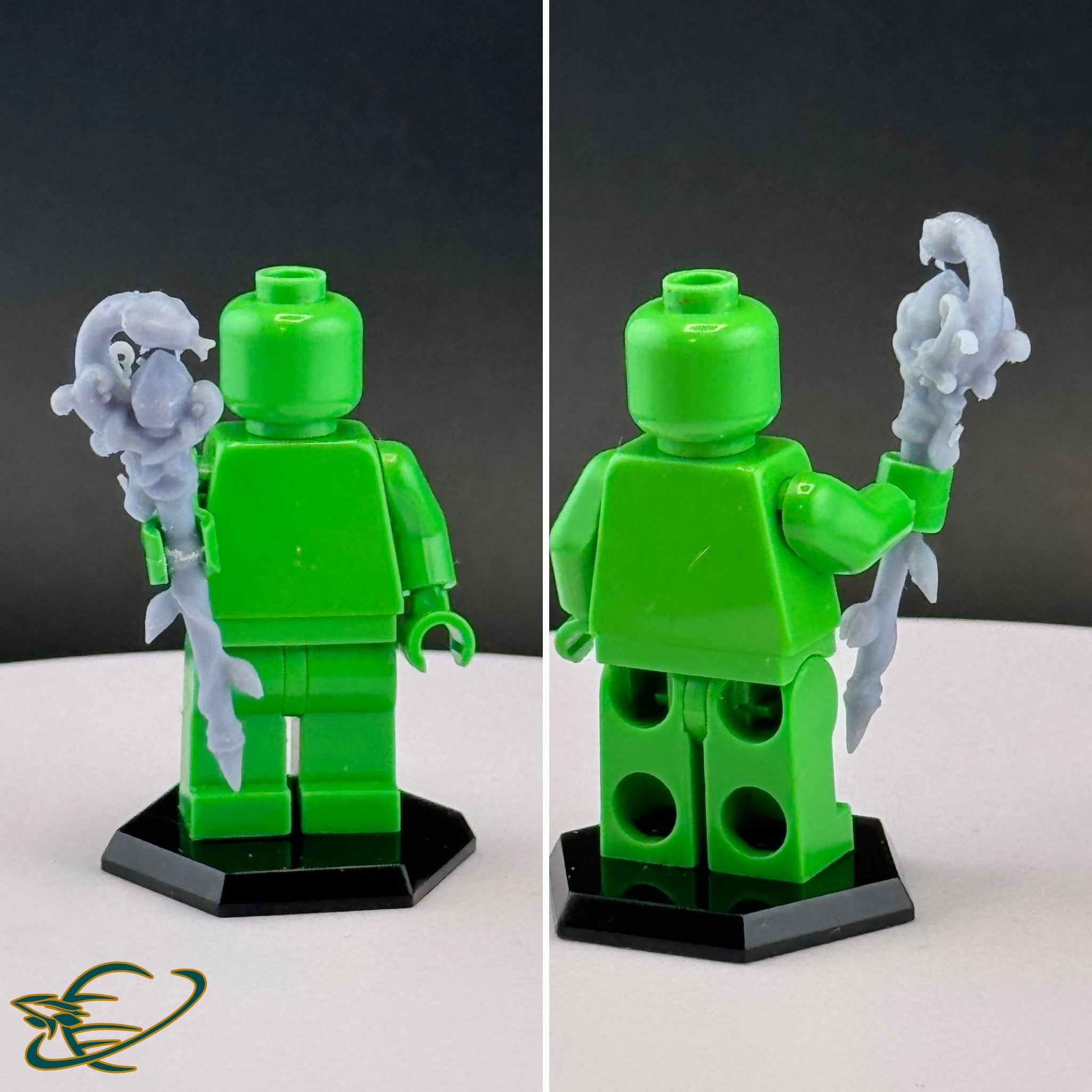 Serpentfolk Sorcerer Staff: Official YANDEVER Miniature Weapon/Equipment
