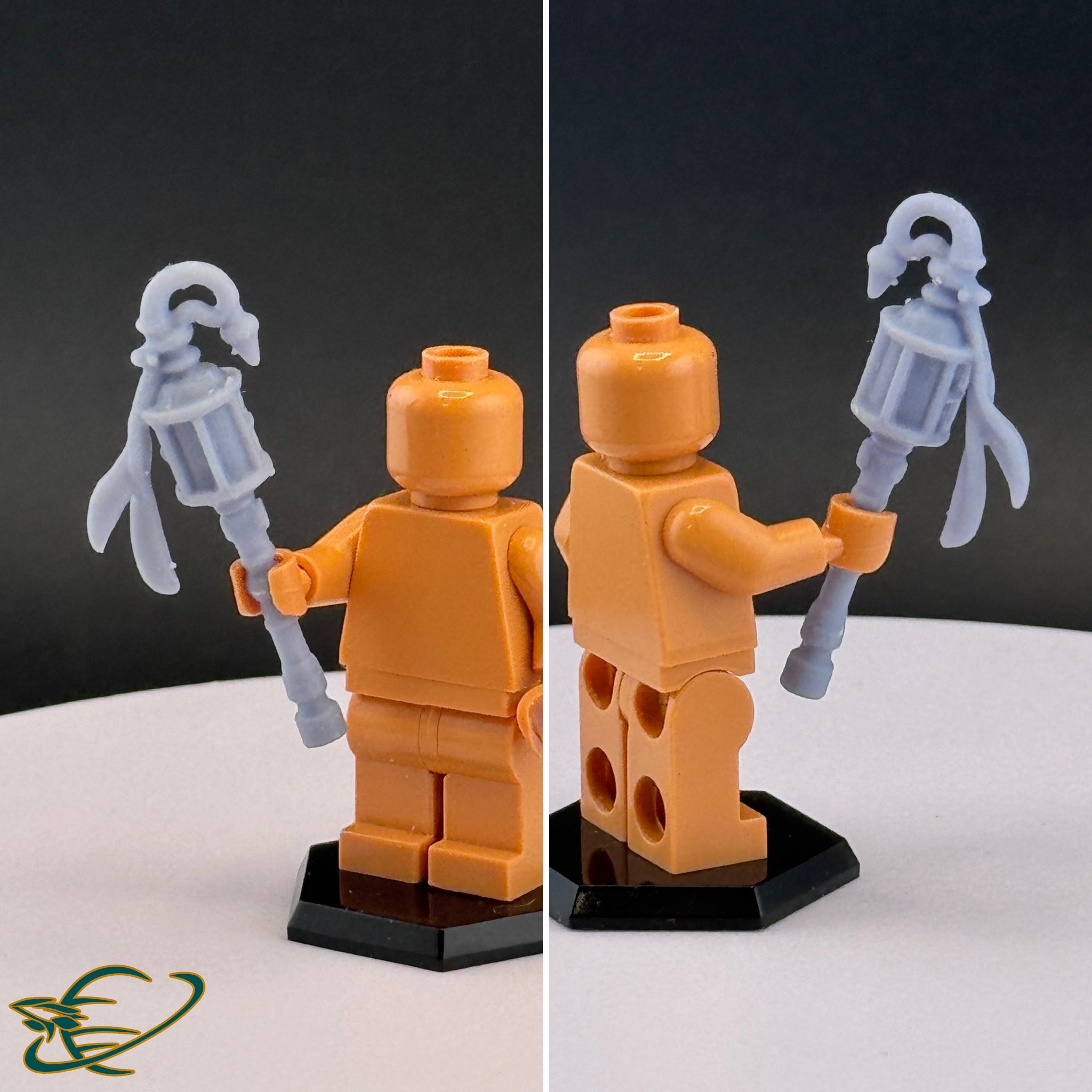 Felinefolk Lantern Staff: Official YANDEVER Miniature Weapon/Equipment