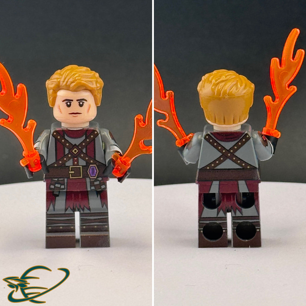 Amethyst Ranked Adventurer Flame Sorcerer: Official YANDEVER Minifigure