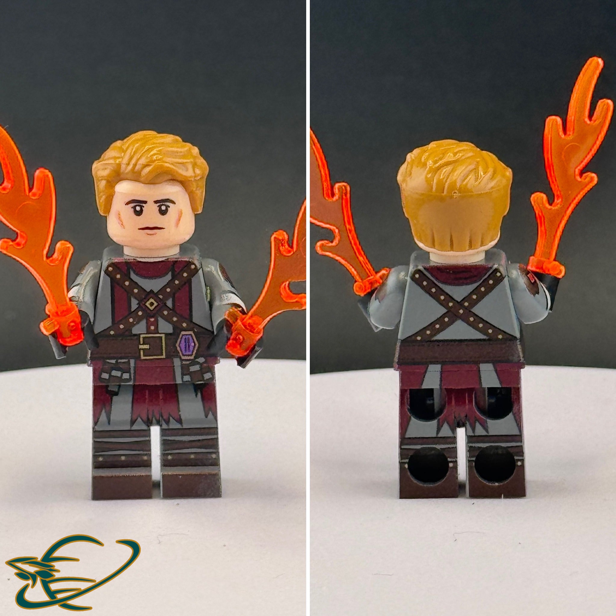 Amethyst Ranked Adventurer Flame Sorcerer: Official YANDEVER Minifigure