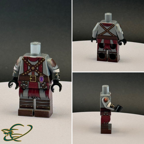 Amethyst Ranked Adventurer Flame Sorcerer Outfit : Official YANDEVER Minifigure Body