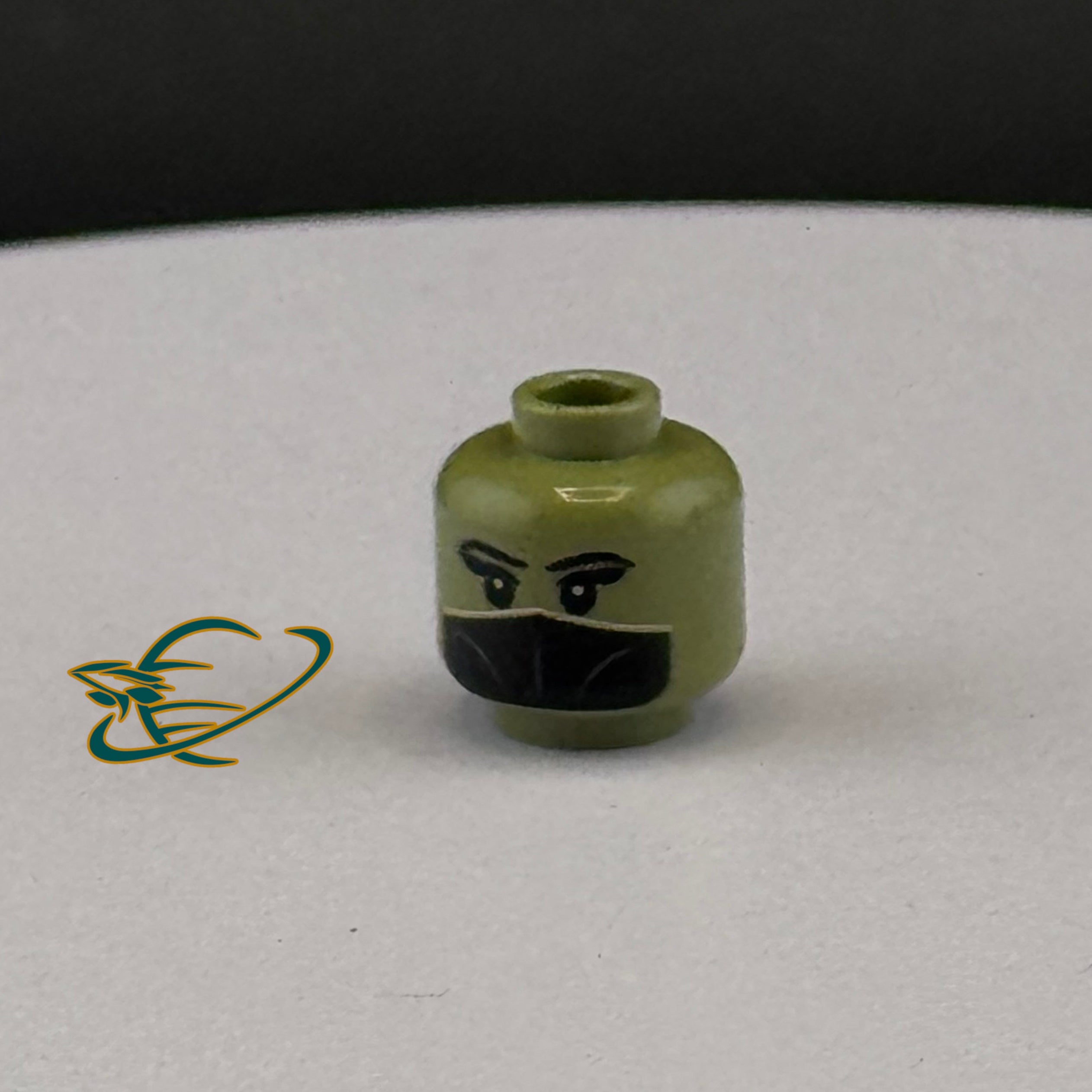 Female Nickle Clan Hornfolk Adventurer Head V1:  Official YANDEVER Minifigure Head